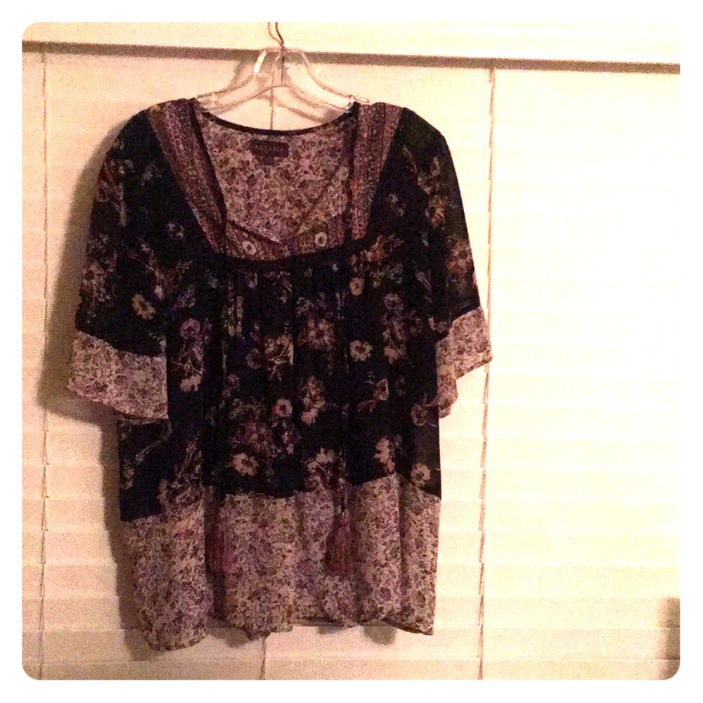Floral printed blouse